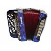 Hohner Nova III 96 bas guzikowy akordeon ciemny niebieski